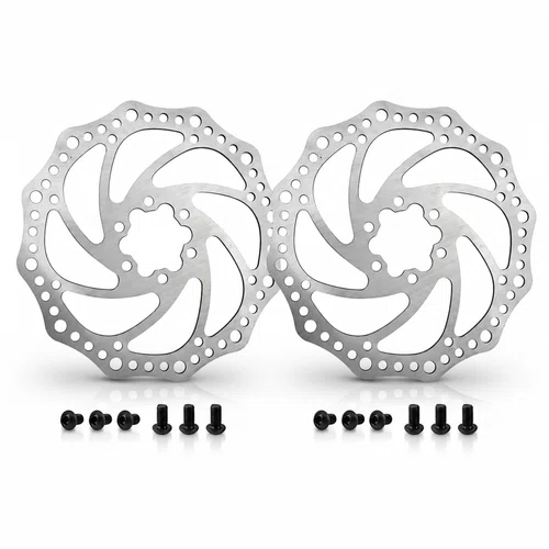 2 Unidades Disco Rotor Absolute 160mm Inox Freio Mec Hidr 6 Furos
