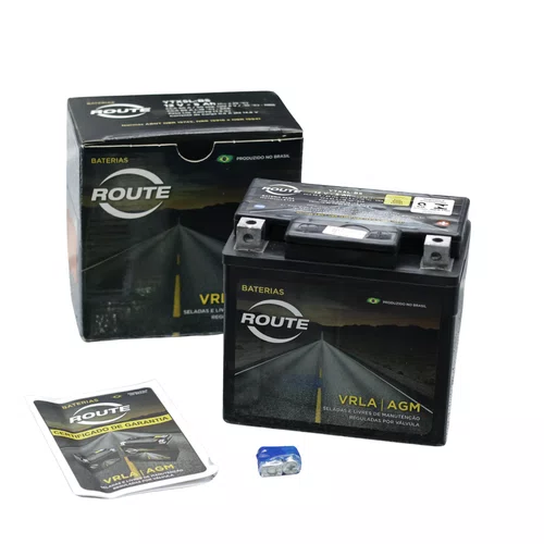 Bateria YTX5L-BS ROUTE | 12V 5Ah | Selada VRLA | Moto