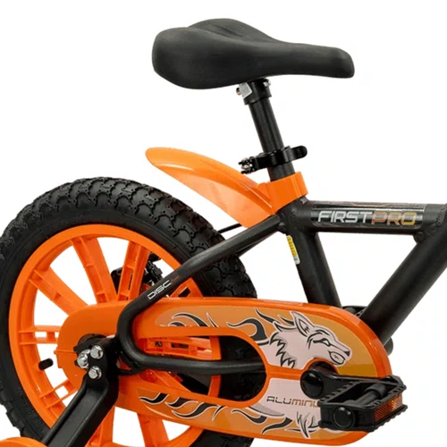 Bicicleta Aro 14 First Pro Nathor | Infantil Menino | Com Rodinhas
