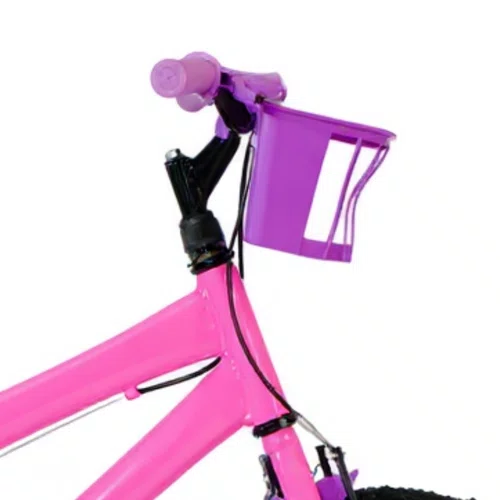 Bicicleta 16 Feminina Rosa Infantil Aro Aluminio Lilás