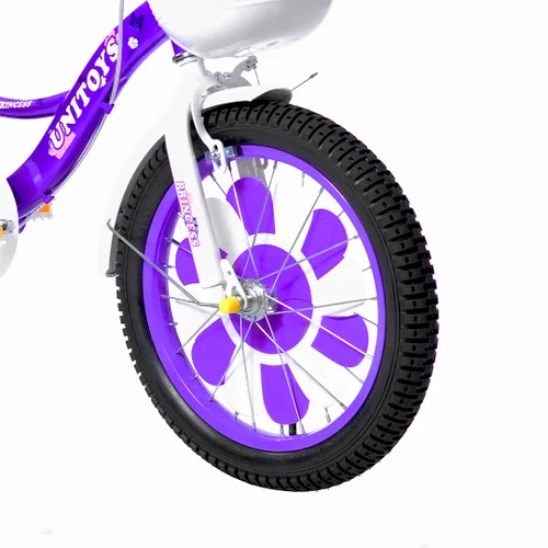 Bicicleta 16 Roxa Princess Feminina Unitoys