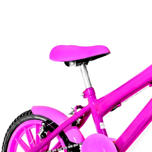 Bicicleta 16 Feminina Pink Infantil Rodas Nylon Pink