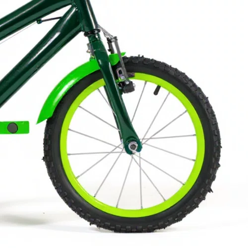 Bicicleta 16 Masculina Verde Escuro Infantil Aro Alumínio Verde