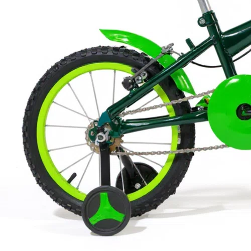 Bicicleta 16 Masculina Verde Escuro Infantil Aro Alumínio Verde