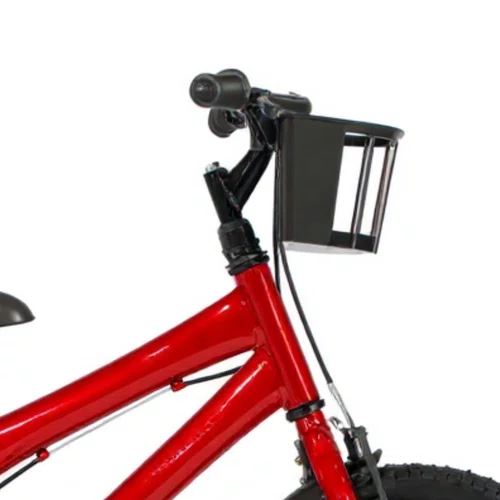 Bicicleta 16 Masculina Vermelha Infantil Aro Alumínio Preto