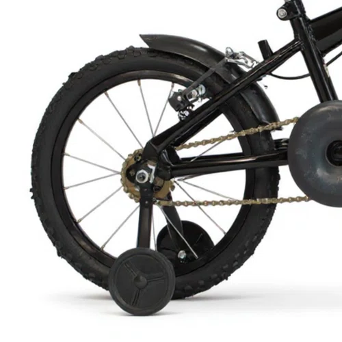 Bicicleta 16 Masculina Preto Infantil Aro Alumínio Preto