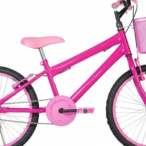 Bicicleta 20 Feminina Pink Infantil Aro Alumínio Rosa