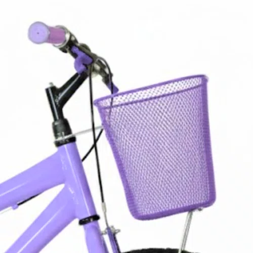 Bicicleta 20 Feminina Lilás Infantil Aro Alumínio Lilás