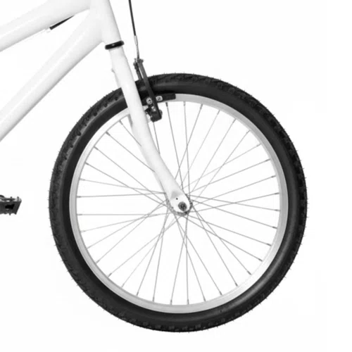 Bicicleta 20 Masculina Branca Infantil Aro Alumínio