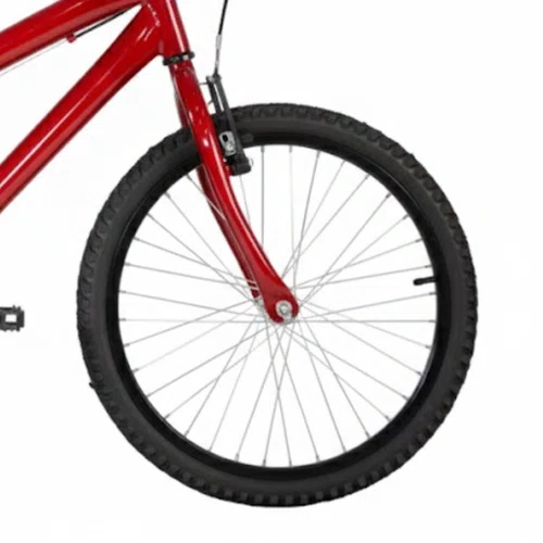 Bicicleta 20 Masculina Vermelha Infantil Aro Alumínio Preto
