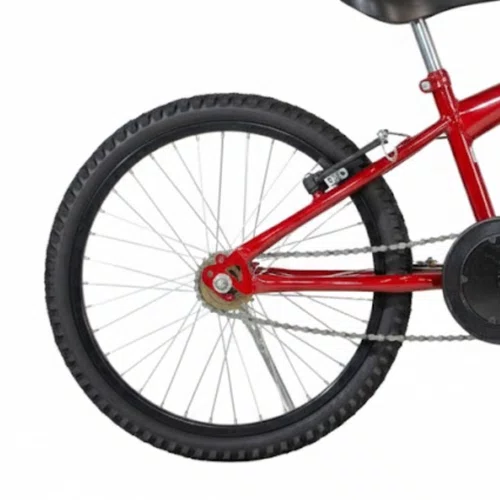 Bicicleta 20 Masculina Vermelha Infantil Aro Alumínio Preto