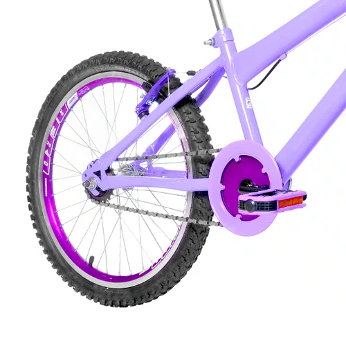 Bicicleta 20 Feminina Lilas Infantil Aro Aero Violeta