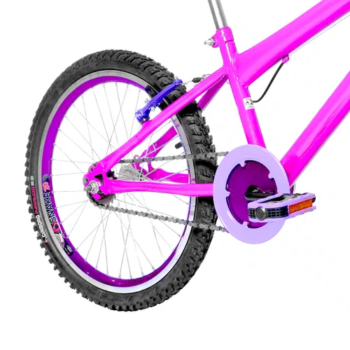 Bicicleta 20 Feminina Pink Infantil Aro Aero Violeta