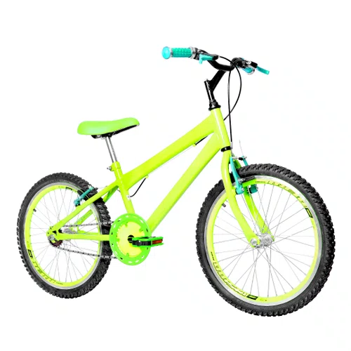 Bicicleta 20 Masculina Verde Claro Infantil Aro Aero Verde
