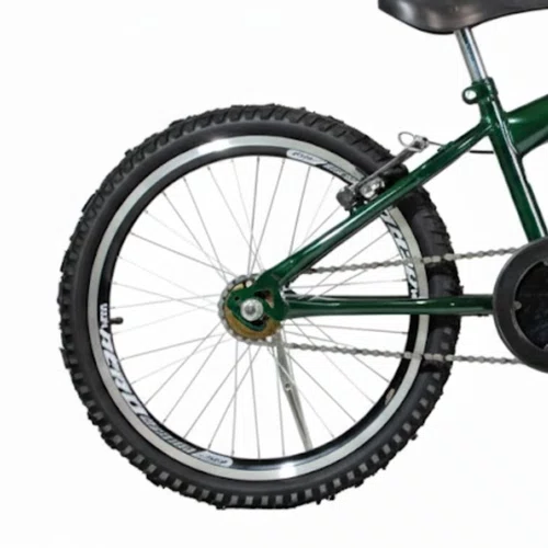 Bicicleta 20 Masculina Verde Escuro Infantil Aro Aero Preto