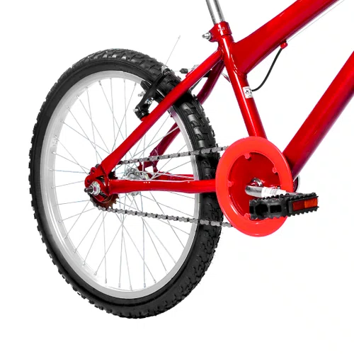 Bicicleta 20 Masculina Vermelha Infantil Aro Alumínio