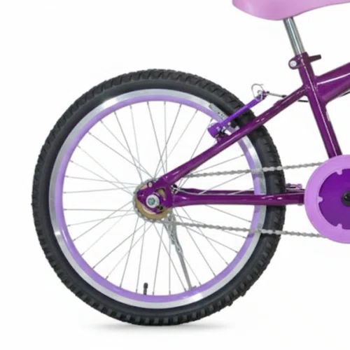 Bicicleta 20 Feminina Violeta Infantil Aro Aero Lilás
