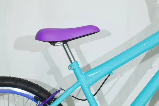 Bicicleta 24 Feminina Azul Claro Aro Aero Lilás