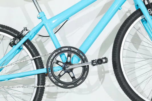 Bicicleta 24 Feminina Azul Claro Aro Alumínio