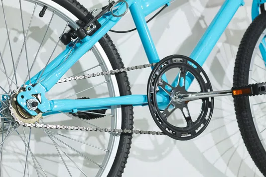 Bicicleta 24 Feminina Azul Claro Aro Alumínio