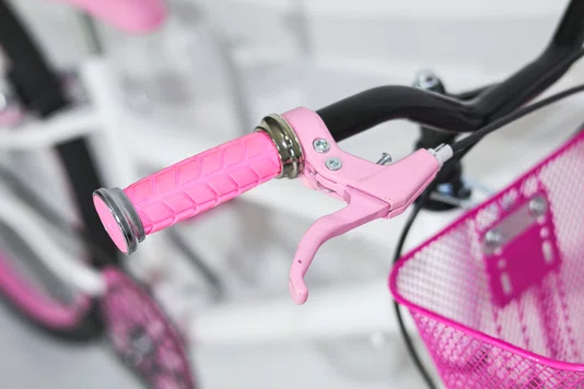Bicicleta 24 Feminina Branca Aro Alumínio Rosa