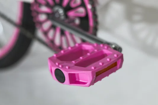 Bicicleta 24 Feminina Branca Aro Alumínio Rosa