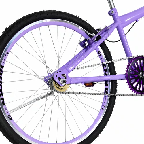 Bicicleta 24 Feminina Lilas Aro Aero Lilás