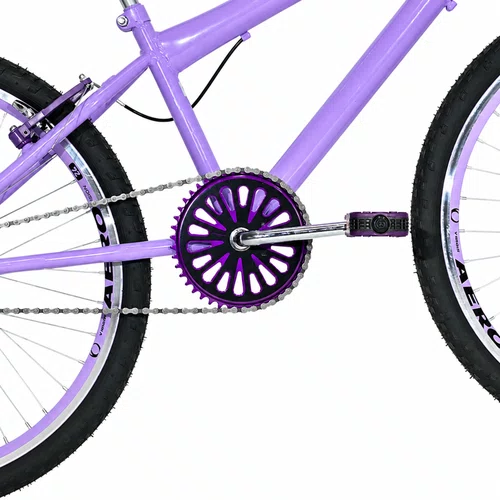 Bicicleta 24 Feminina Lilas Aro Aero Lilás