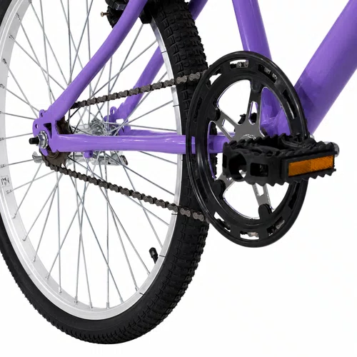 Bicicleta 24 Feminina Lilas Aro Alumínio