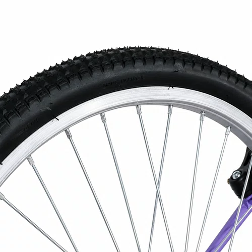 Bicicleta 24 Feminina Lilas Aro Alumínio
