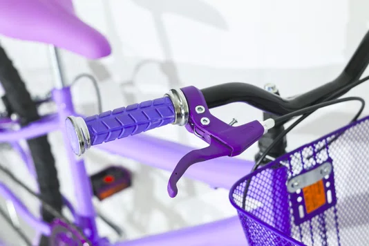 Bicicleta 24 Feminina Lilas Aro Alumínio Lilás