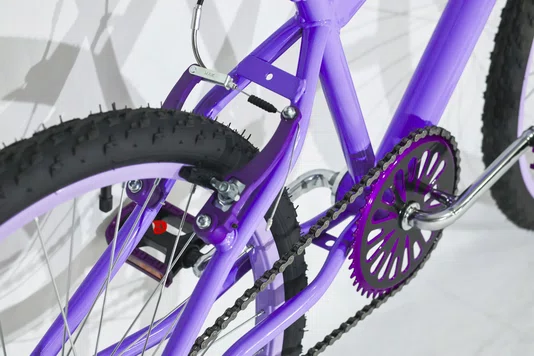 Bicicleta 24 Feminina Lilas Aro Alumínio Lilás