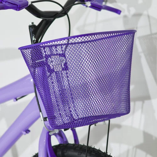 Bicicleta 24 Feminina Lilas Aro Alumínio Violeta