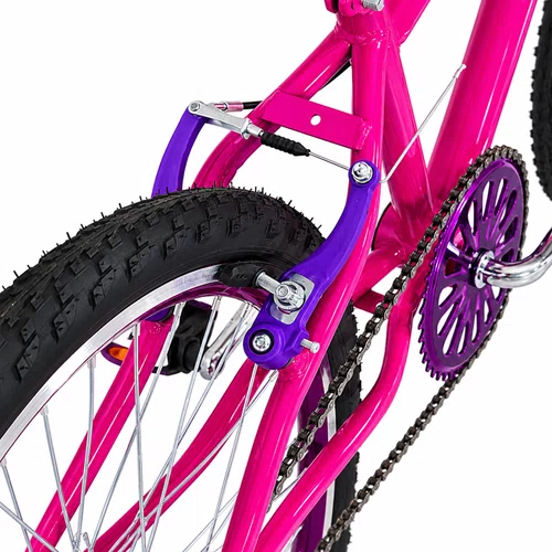 Bicicleta 24 Feminina Pink Aro Aero Violeta