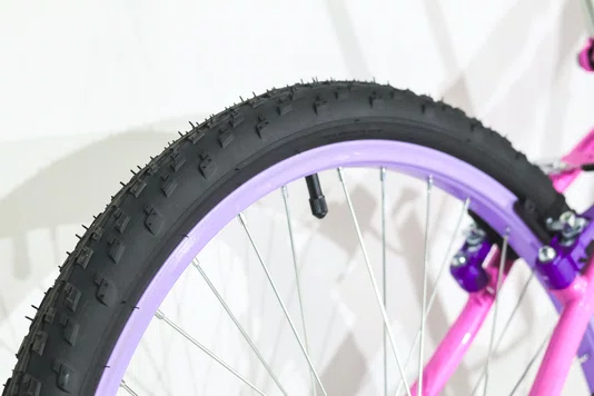 Bicicleta 24 Feminina Rosa Aro Alumínio Lilás