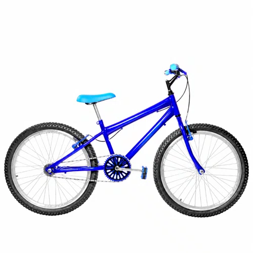 Bicicleta 24 Masculina Azul Aro Alumínio