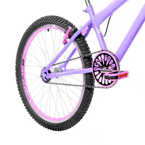 Bicicleta 24 Feminina Lilas Aro Aero Rosa