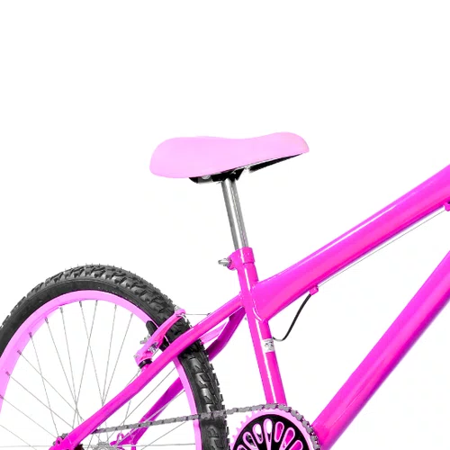 Bicicleta 24 Feminina Pink Aro Alumínio Rosa