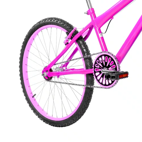 Bicicleta 24 Feminina Pink Aro Alumínio Rosa