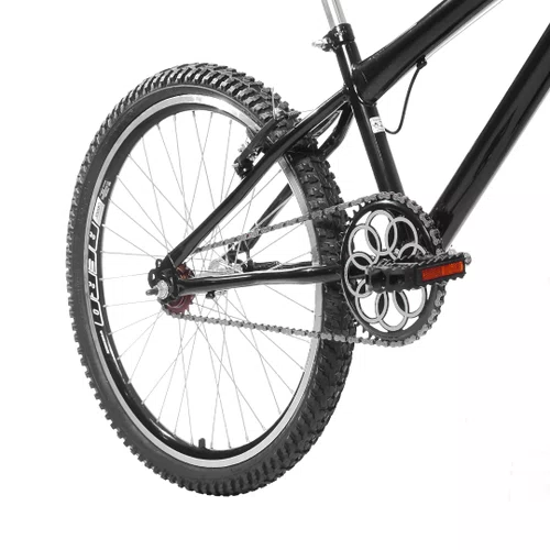 Bicicleta 24 Masculina Preta Aro Aero Preto