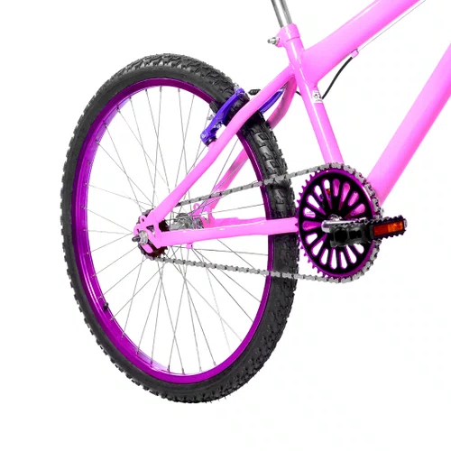 Bicicleta 24 Feminina Rosa Aro Alumínio Violeta