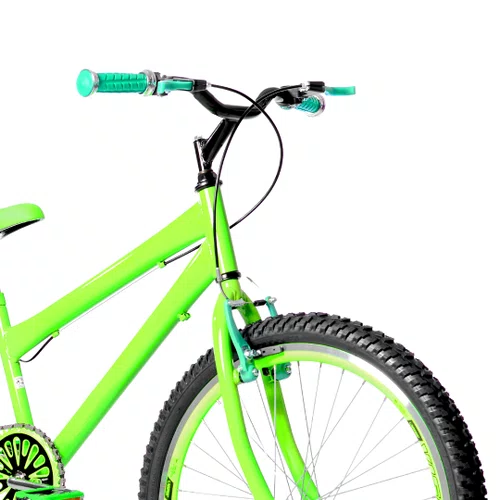 Bicicleta 24 Masculina Verde Claro Aro Aero Verde