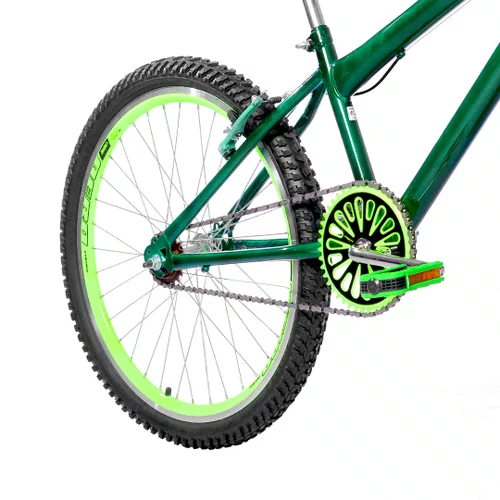 Bicicleta 24 Masculina Verde Escuro Aro Aero Verde