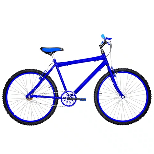 Bicicleta 26 Azul Urbana Aro Alumínio Azul