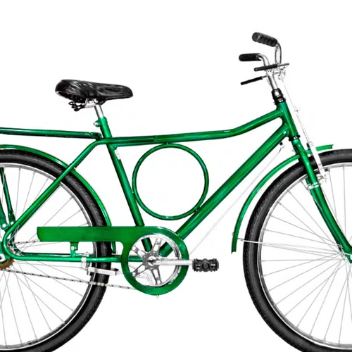 Bicicleta 26 Verde Barra Circular Freio Varao