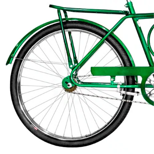 Bicicleta 26 Verde Barra Circular Freio Varao