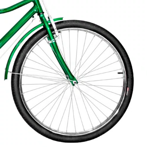 Bicicleta 26 Verde Barra Circular Freio Varao