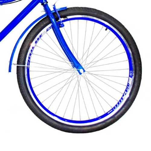 Bicicleta 26 Azul Barra Circular Aro Aero Azul