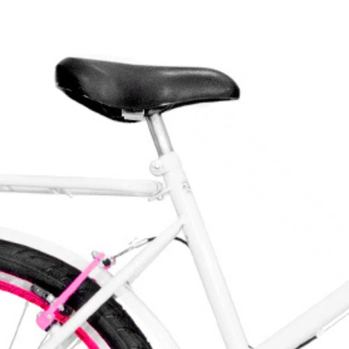 Bicicleta 26 Branca Poti Aro Aero Pink