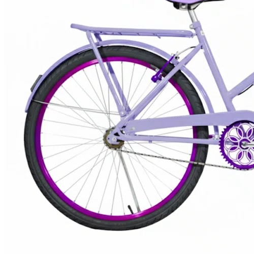 Bicicleta 26 Feminina Lilás Poti Aro Alumínio Violeta